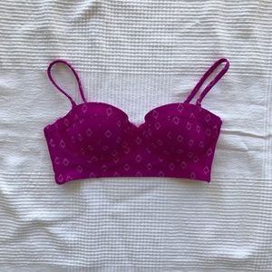 Old Navy Bustier Underwire Bikini Top